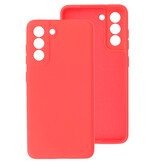 2.0mm Dikke Fashion Color TPU Hoesje voor Samsung Galaxy S21 FE Rood