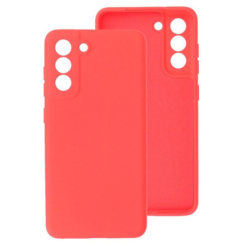 2.0mm Thick Fashion Color TPU Case for Samsung Galaxy S21 FE Red