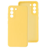 2,0 mm tyk mode farve TPU taske til Samsung Galaxy S21 FE gul