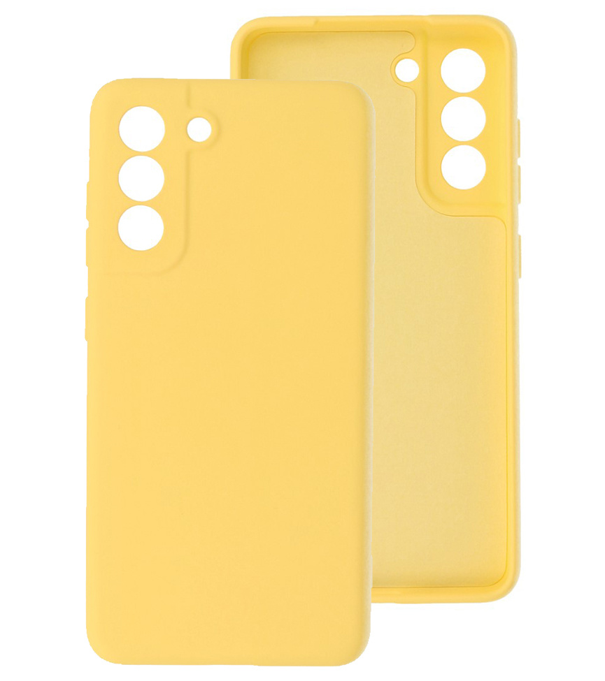 2.0mm Thick Fashion Color TPU Case for Samsung Galaxy S21 FE Yellow