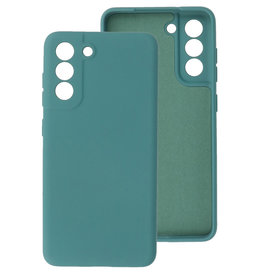 2.0mm Thick Fashion Color TPU Case Samsung Galaxy S21 FE Dark Green