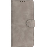 Bookstyle Wallet Cases Hülle Motorola Moto Edge 20 Lite Grau