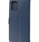 Bookstyle Wallet Cases Hoesje voor Samsung Galaxy A03s Navy