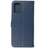 Étui portefeuille Bookstyle pour Samsung Galaxy A03s Navy
