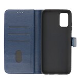 Étui portefeuille Bookstyle pour Samsung Galaxy A03s Navy