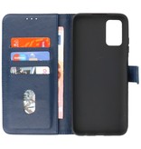 Estuche Bookstyle Wallet Cases para Samsung Galaxy A03s Azul Marino