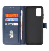 Étui portefeuille Bookstyle pour Samsung Galaxy A03s Navy