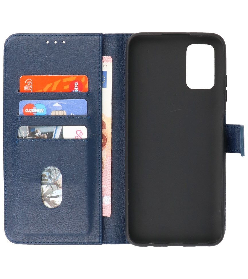 Bookstyle Wallet Cases Case for Samsung Galaxy A03s Navy