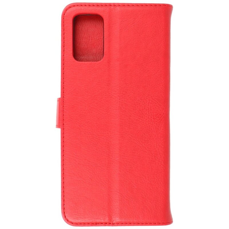 Bookstyle Wallet Cases Case for Samsung Galaxy A03s Red