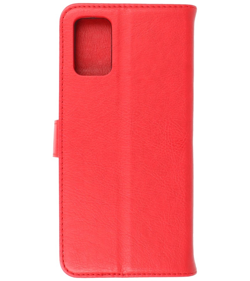 Bookstyle Wallet Cases Case for Samsung Galaxy A03s Red