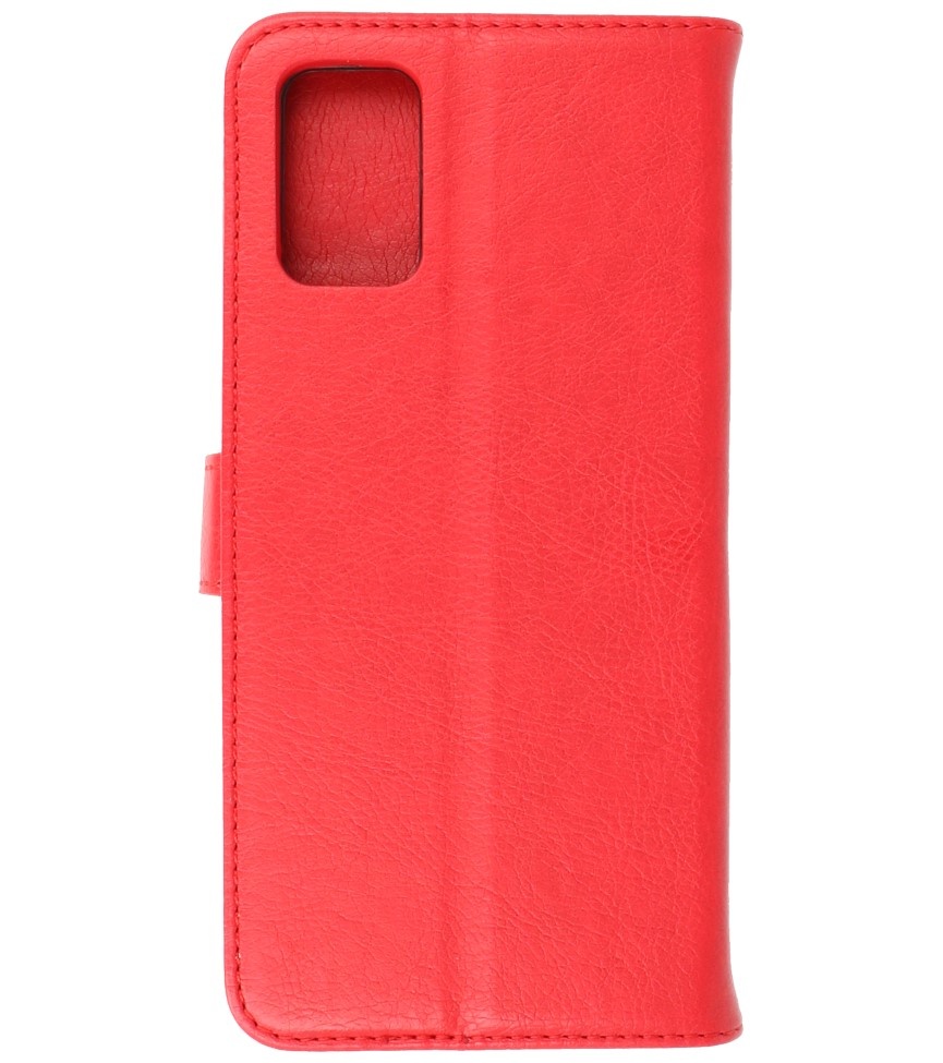 Custodia a portafoglio Bookstyle Custodia per Samsung Galaxy A03s rossa