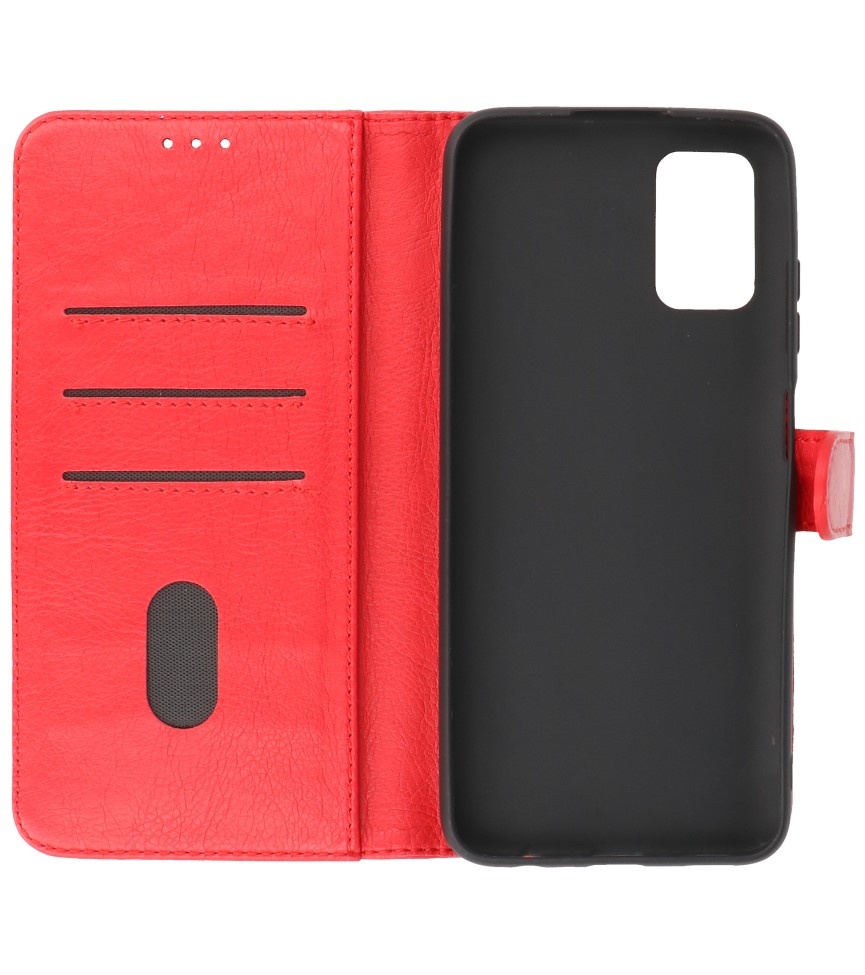 Bookstyle Wallet Cases Case for Samsung Galaxy A03s Red