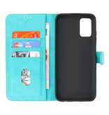 Bookstyle Wallet Cases Case for Samsung Galaxy A03s Green