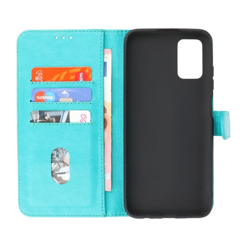 Bookstyle Wallet Cases Case for Samsung Galaxy A03s Green