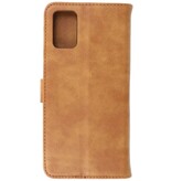 Custodie a portafoglio Bookstyle Custodia per Samsung Galaxy A03s Marrone