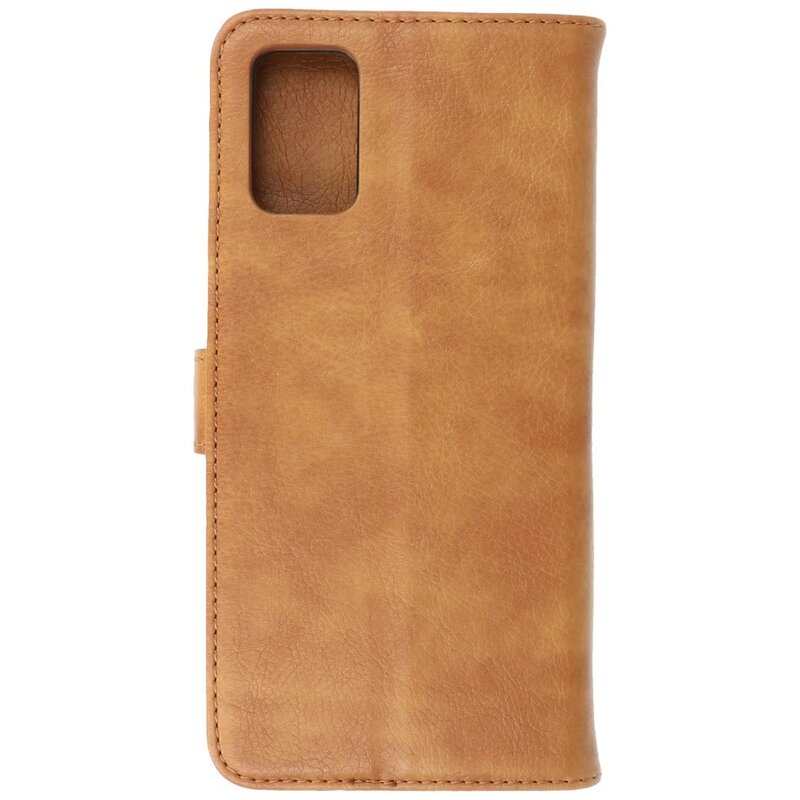 Custodie a portafoglio Bookstyle Custodia per Samsung Galaxy A03s Marrone