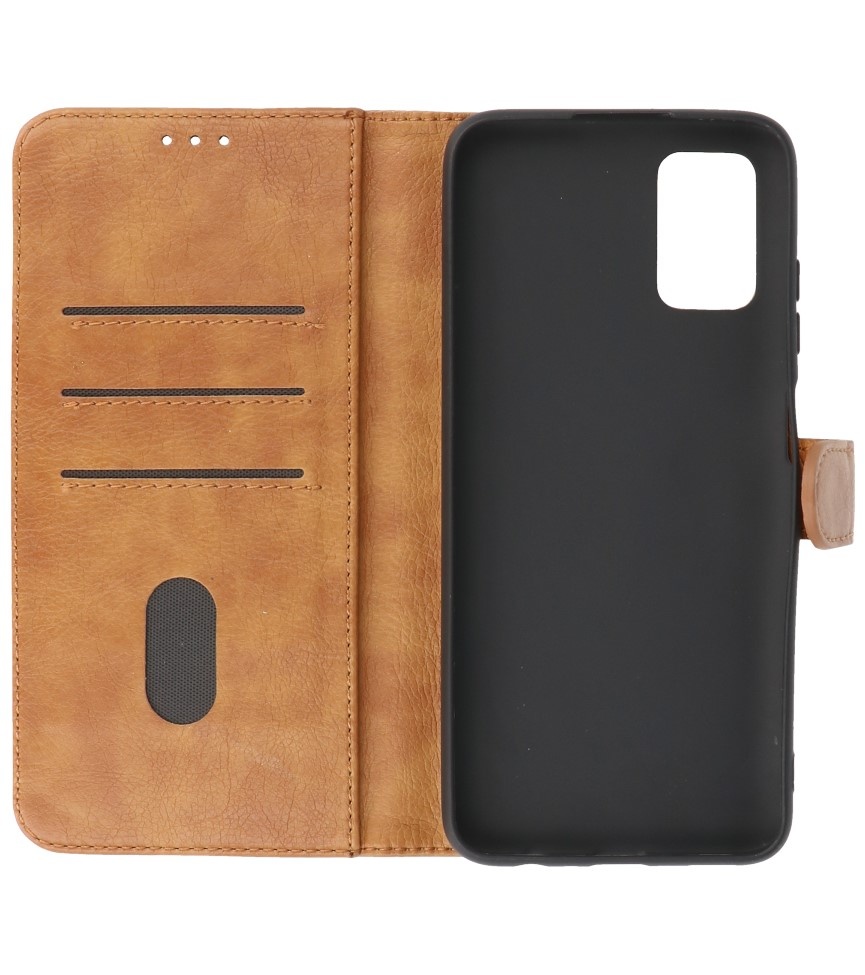 Bookstyle Wallet Cases Hoesje voor Samsung Galaxy A03s Bruin