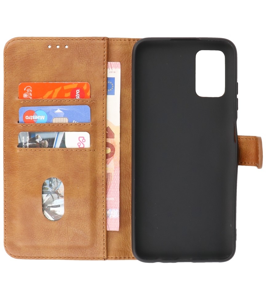Estuche Bookstyle Wallet Cases para Samsung Galaxy A03s Marrón
