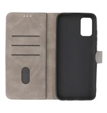 Custodia a portafoglio Bookstyle Custodia per Samsung Galaxy A03s grigia