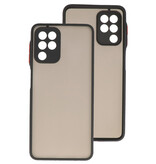 Coque Rigide Combinaison De Couleurs Samsung Galaxy A22 4G Noir