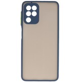 Custodia rigida con combinazione di colori Samsung Galaxy A22 4G blu