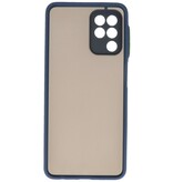 Custodia rigida con combinazione di colori Samsung Galaxy A22 4G blu