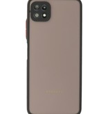 Estuche rígido con combinación de colores Samsung Galaxy A22 5G Negro