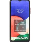 Custodia rigida con combinazione di colori Samsung Galaxy A22 5G nera