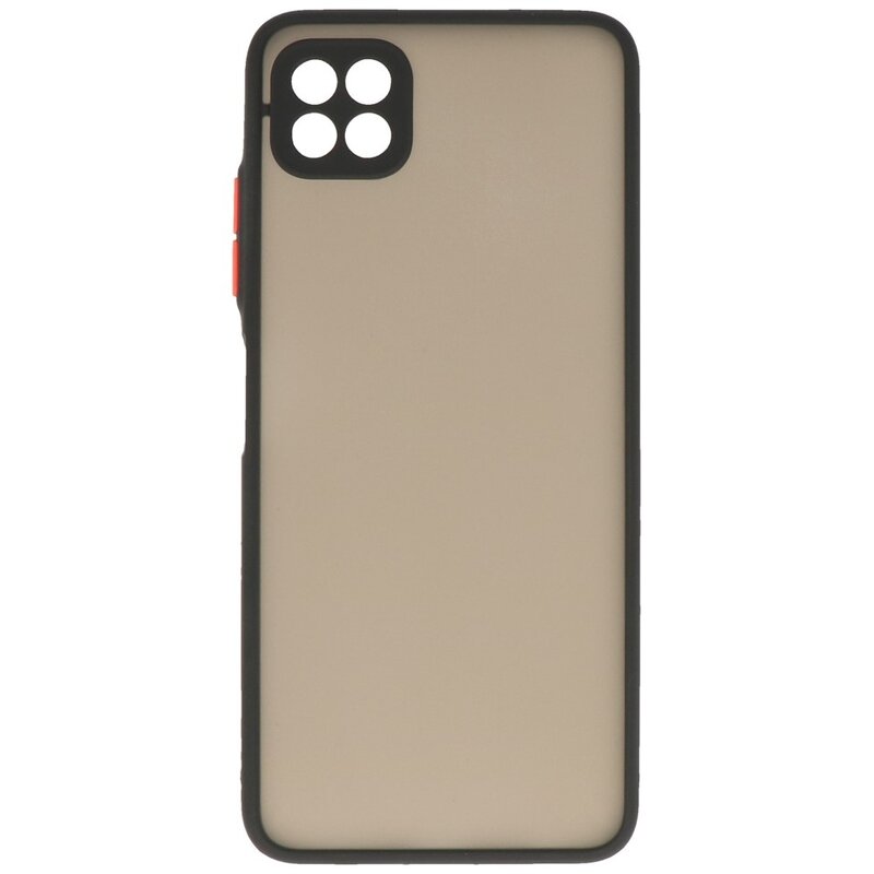 Estuche rígido con combinación de colores Samsung Galaxy A22 5G Negro