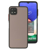 Custodia rigida con combinazione di colori Samsung Galaxy A22 5G nera