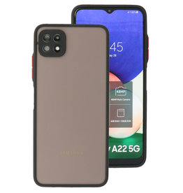 Estuche rígido con combinación de colores Samsung Galaxy A22 5G Negro