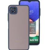 Custodia rigida con combinazione di colori Samsung Galaxy A22 5G blu