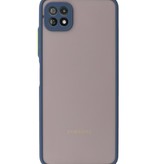 Farvekombination Hårdt etui Samsung Galaxy A22 5G Blå