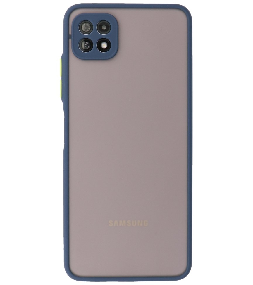 Coque Rigide Combinaison De Couleurs Samsung Galaxy A22 5G Bleu