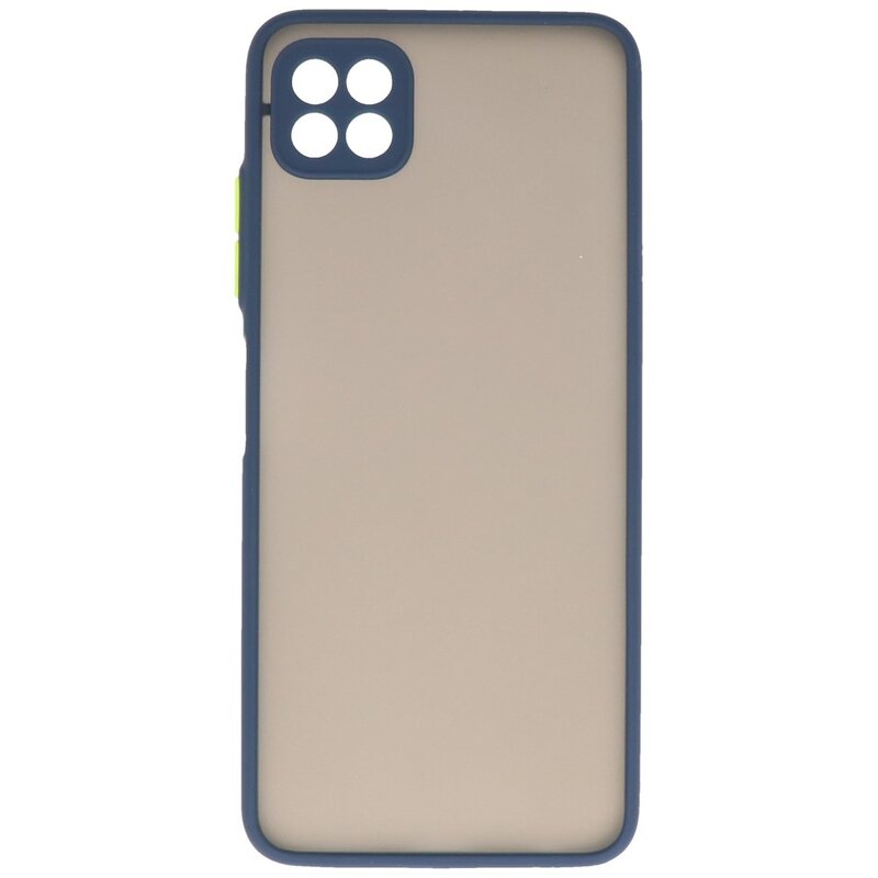 Coque Rigide Combinaison De Couleurs Samsung Galaxy A22 5G Bleu