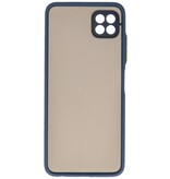 Custodia rigida con combinazione di colori Samsung Galaxy A22 5G blu