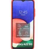 Color Combination Hard Case Samsung Galaxy A22 5G Red