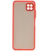 Custodia rigida con combinazione di colori Samsung Galaxy A22 5G rossa