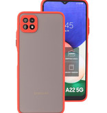 Coque Rigide Combinaison De Couleurs Samsung Galaxy A22 5G Rouge