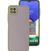 Estuche rígido con combinación de colores Samsung Galaxy A22 5G Verde