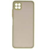 Custodia rigida con combinazione di colori Samsung Galaxy A22 5G verde