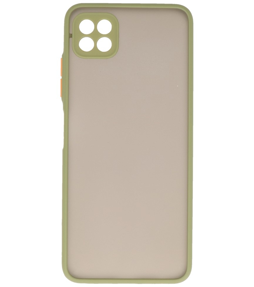 Color Combination Hard Case Samsung Galaxy A22 5G Green
