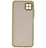 Custodia rigida con combinazione di colori Samsung Galaxy A22 5G verde