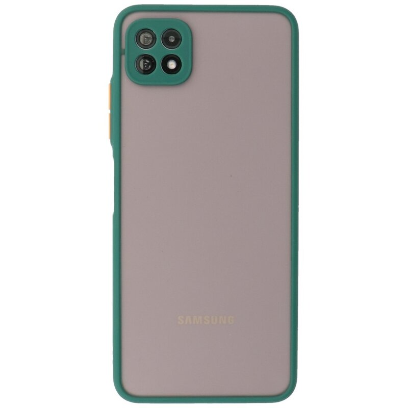 Kleurcombinatie Hard Case Samsung Galaxy A22 5G Donker Groen