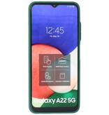 Kleurcombinatie Hard Case Samsung Galaxy A22 5G Donker Groen