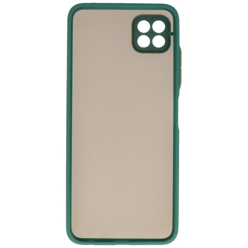 Kleurcombinatie Hard Case Samsung Galaxy A22 5G Donker Groen