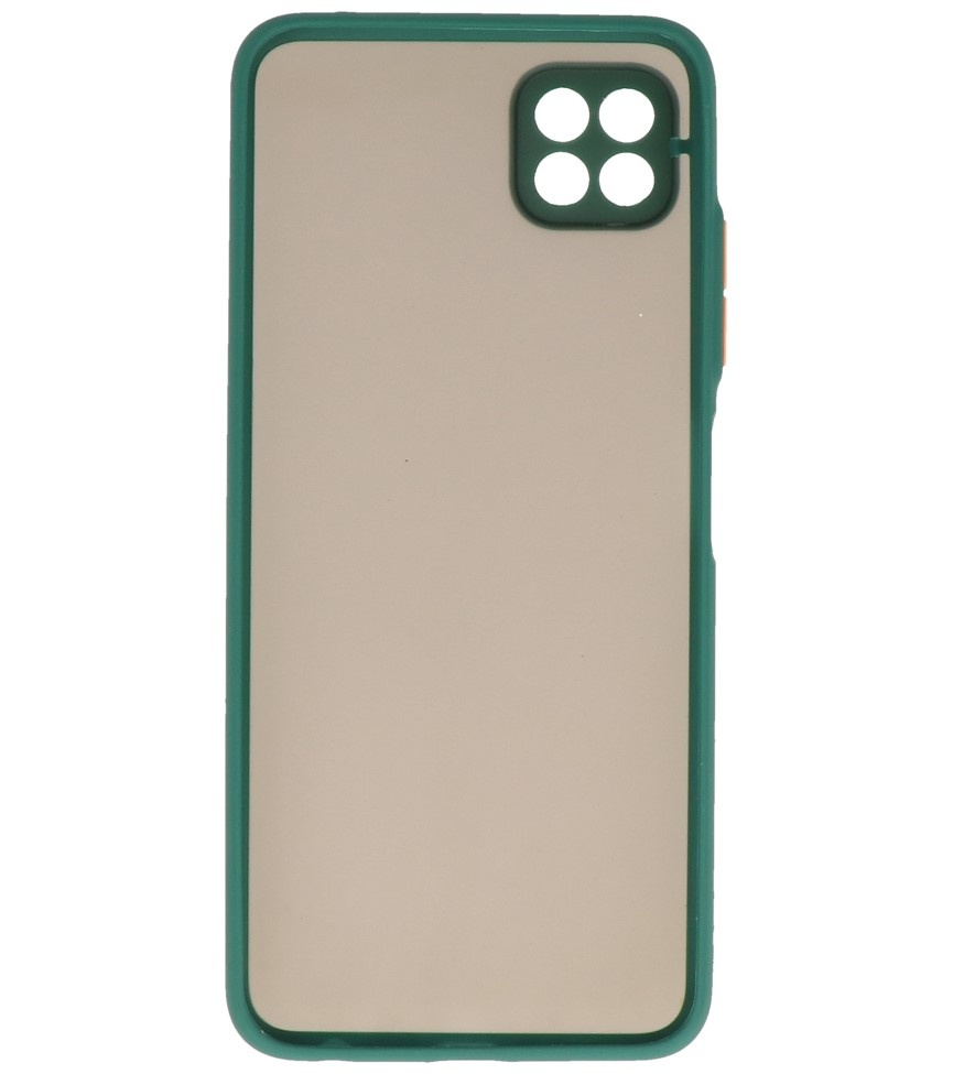 Color Combination Hard Case Samsung Galaxy A22 5G Dark Green