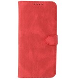 Etui portefeuille pour Samsung Galaxy A22 5G Rouge