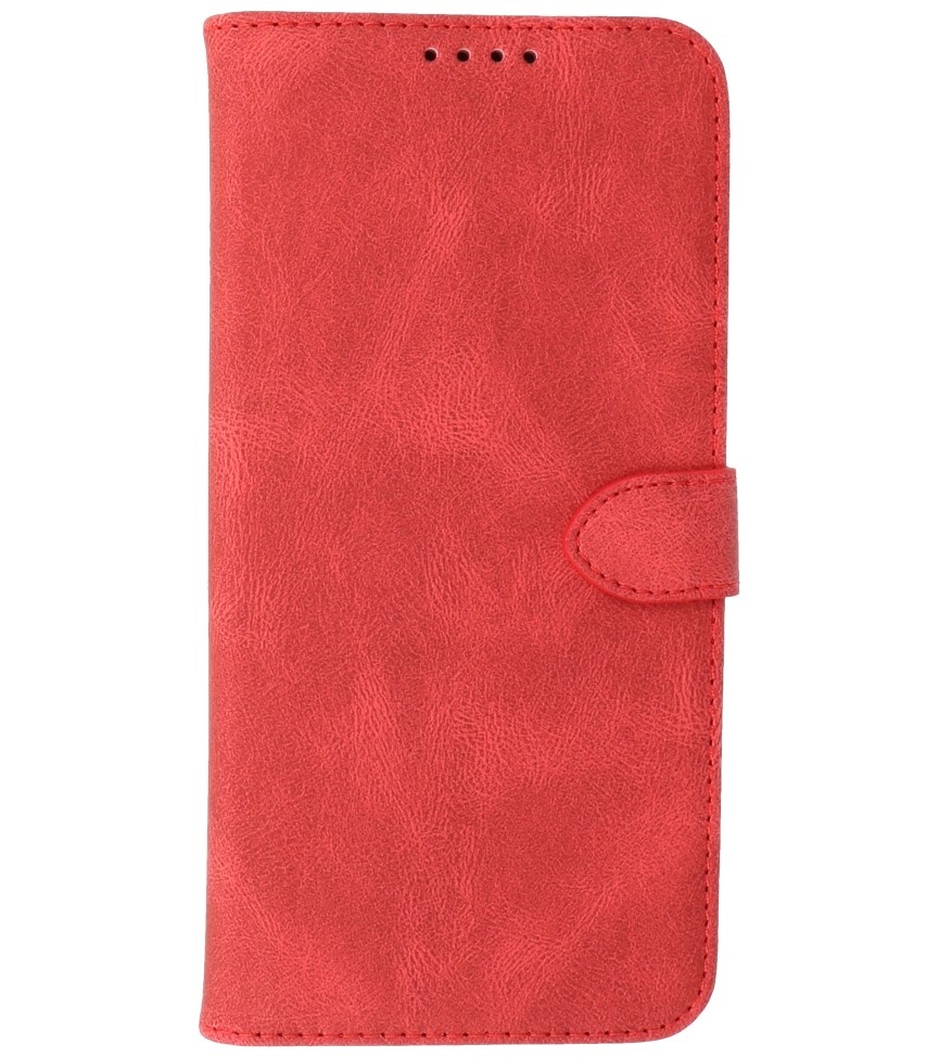 Etui portefeuille pour Samsung Galaxy A22 5G Rouge