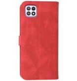 Wallet Cases Hoesje voor Samsung Galaxy A22 5G Rood